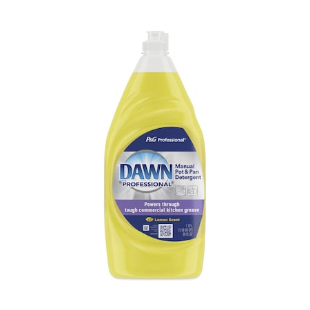 Dawn Professional Manual Pot/Pan Dish Detergent, Lemon, 38 oz Bottle 45113